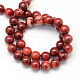 Dyed Natural Coral Round Bead Strands UK-CORA-Q024-6mm-02-2