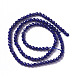 Natural Lapis Lazuli Beads Strands UK-G-F596-49-2