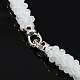 Opalite Round Beads Necklaces UK-NJEW-F050D-01-3
