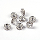 Brass Rhinestone Spacer Beads UK-RB-A014-Z6mm-01S-NF-1