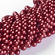 Glass Pearl Beads Strands UK-HY-8D-B73-3
