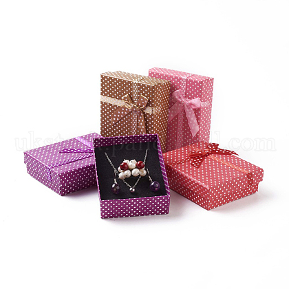Valentines Day Gifts Packages Cardboard Jewelry Set Boxes UK-CBOX-B001-M-1