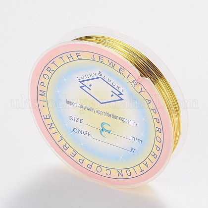 Round Copper Jewelry Wire UK-CWIR-CW0.8mm-07-1