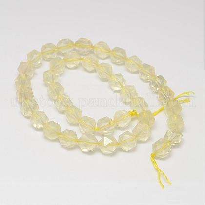 Natural Lemon Quartz Beads Strands UK-G-K066-16-8mm-1