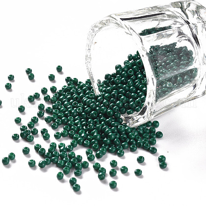 11/0 Grade A Baking Paint Glass Seed Beads UK-X-SEED-N001-A-1029-1