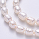 Grade A Natural Cultured Freshwater Pearl Beads UK-PEAR-D072-1-3
