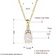 Brass Pendant Necklaces UK-NJEW-BB20396-6