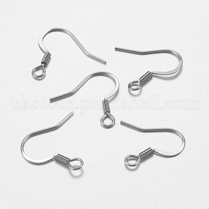 304 Stainless Steel Earring Hooks UK-STAS-I097-048P-1
