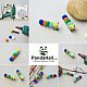 10mm Multicolor Assorted Pom Poms Balls About 2000pcs for DIY Doll Craft Party Decoration UK-AJEW-PH0001-10mm-M-7