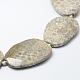 Natural Fossil Coral Beads Strands UK-G-K180-F03-4