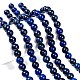 Natural Lapis Lazuli Beads Strands UK-G-G087-8mm-4