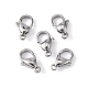 304 Stainless Steel Lobster Claw Clasps UK-STAS-M262-01-12mm-3