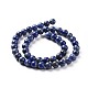 Natural Lapis Lazuli Round Beads Strands UK-G-I181-09-8mm-5