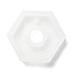 Imitation Embedded Rhinestone Hexagon Pendant Silicone Molds UK-DIY-I090-12-3