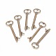 Tibetan Style Zinc Alloy Key Big Pendants UK-EA11911Y-AB-1