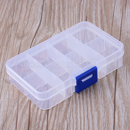 8 Compartments Polypropylene(PP) Bead Storage Containers UK-CON-R007-01-1