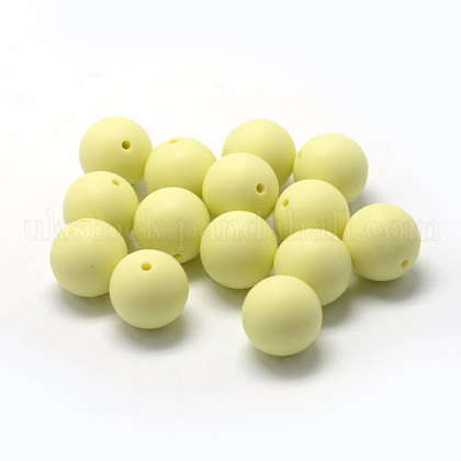 Food Grade Eco-Friendly Silicone Beads UK-SIL-R008B-33-1