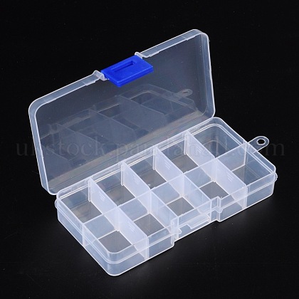10 Compartment Organiser Storage Plastic Box UK-C006Y-1