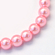 Baking Painted Pearlized Glass Pearl Round Bead Strands UK-HY-Q003-4mm-53-2