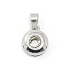 Alloy Jewelry Pendant Making for Snap Buttons UK-MAK-O003-01-NR-1
