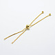 DanLingJewelry Rack Plating Eco-Friendly Brass Chain Bracelet Making UK-KK-DL0001-02G-NR-1