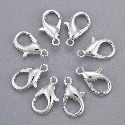 Zinc Alloy Lobster Claw Clasps UK-E106-S-1