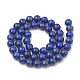 Natural Lapis Lazuli Beads Strands UK-G-S333-4mm-013-3