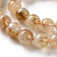 Natural Citrine Beads Strands UK-G-S362-105C-3