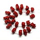 Synthetic Coral Tortoise Beads Strands UK-CORA-L015-01-K-2