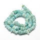 Natural Amazonite Chip Beads Strands UK-G-E271-107-2