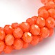 Faceted Rondelle Glass Beaded Jewelry Making for Bracelets UK-BJEW-L517-A01-1