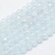 Natural Aquamarine Beads Strands UK-G-F547-42-6mm-1