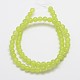 Natural & Dyed Malaysia Jade Bead Strands UK-G-G659-6mm-A27-2