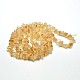 Chip Natural Citrine Beads Strands UK-X-G-N0134-21-3
