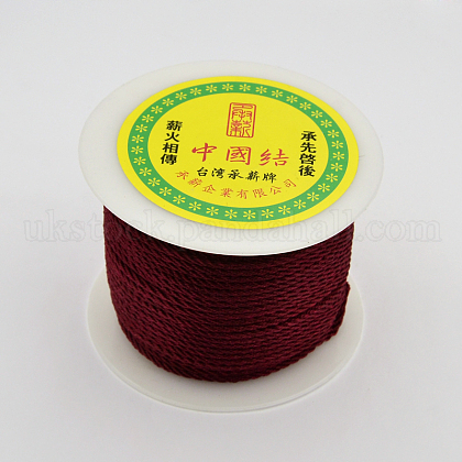 Round String Thread Polyester Fibre Cords UK-OCOR-J001-06-1MM-K-1