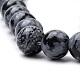 Natural Snowflake Obsidian Beads Strands UK-G-S259-20-8mm-3