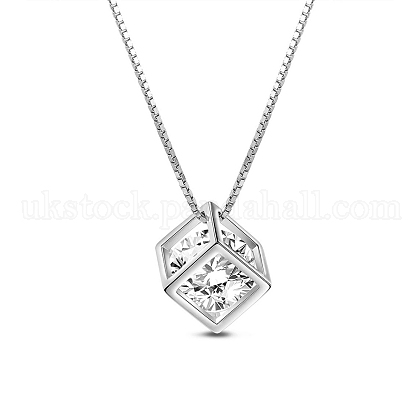SHEGRACE Wonderful 925 Sterling Silver Pendant Necklaces UK-JN440A-K-1