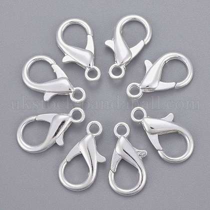 Zinc Alloy Lobster Claw Clasps UK-E107-S-1