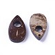 Coffee Color Teardrop Coconut Pendants&nbsp;UK-X-COCO-I002-014-2