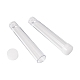 Clear Tube Plastic Bead Containers with Lid UK-C066Y-3