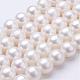 Natural Cultured Freshwater Pearl Beads Strands UK-PEAR-F004-44-1
