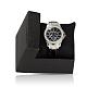Stainless Steel Leather Diamond-studded Wristwatch Quartz Watches UK-WACH-N008-04B-5