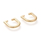 Brass Cuff Earrings UK-EJEW-F255-06G-2