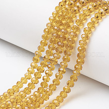 Faceted Glass Beads Strands