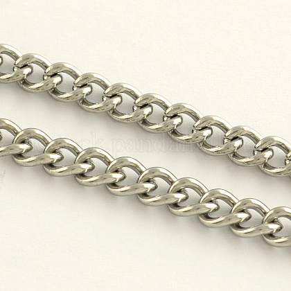304 Stainless Steel Curb Chains UK-CHS-R009-01-1