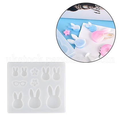 Bunny Theme Silicone Molds UK-DIY-L014-13-1