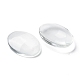 Transparent Oval Glass Cabochons UK-GGLA-R022-30x22-2