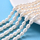 Natural Cultured Freshwater Pearl Beads Strands UK-X-PEAR-S012-41C-1