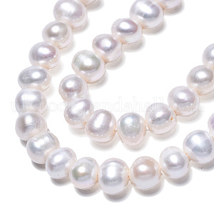 Natural Cultured Freshwater Pearl Beads Strands UK-PEAR-N013-06C