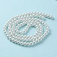 Glass Pearl Beads Strands UK-HY-8D-B01-3